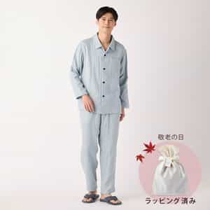 新品・ウチノ　マシュマロガーゼレディース　チュニック マシュマロガーゼヘンリーネック レディス長袖プルオーバー