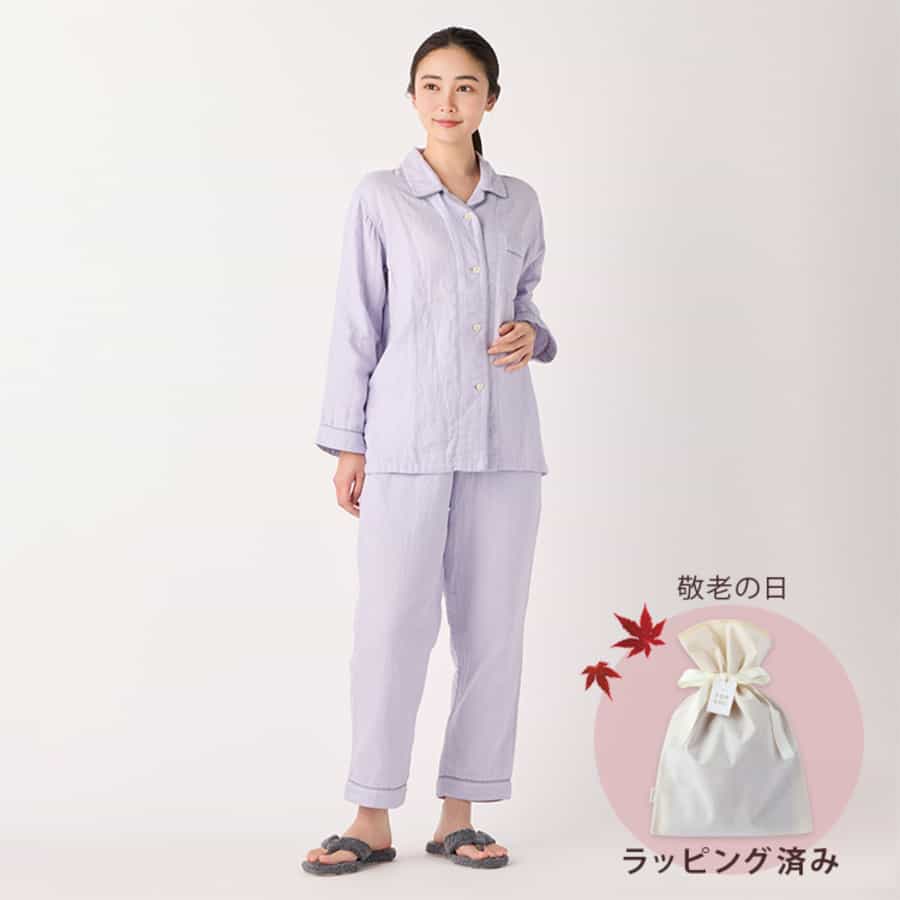 UCHINOrelax クレープガーゼフラワーチュニックセットＯＡ レディス クレープガーゼフラワーチュニックセット レディス（RPS30737