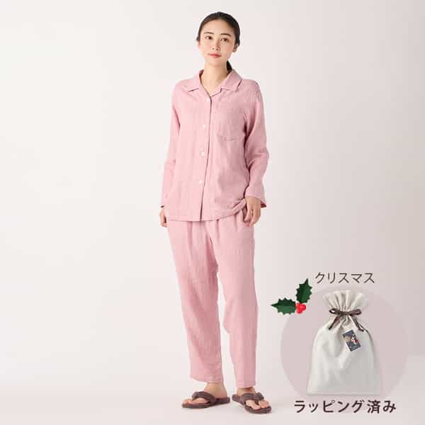 【クリスマス限定ラッピング無料！】マシュマロガーゼベーシックレディスパジャマ