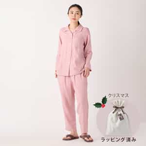 【クリスマス限定ラッピング無料！】マシュマロガーゼベーシックレディスパジャマ