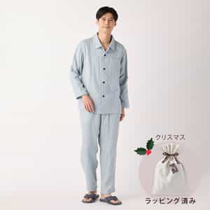 【クリスマス限定ラッピング無料！】マシュマロガーゼベーシックメンズパジャマ