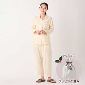 【クリスマス限定ラッピング無料！】マシュマロガーゼパイピングレディスパジャマ