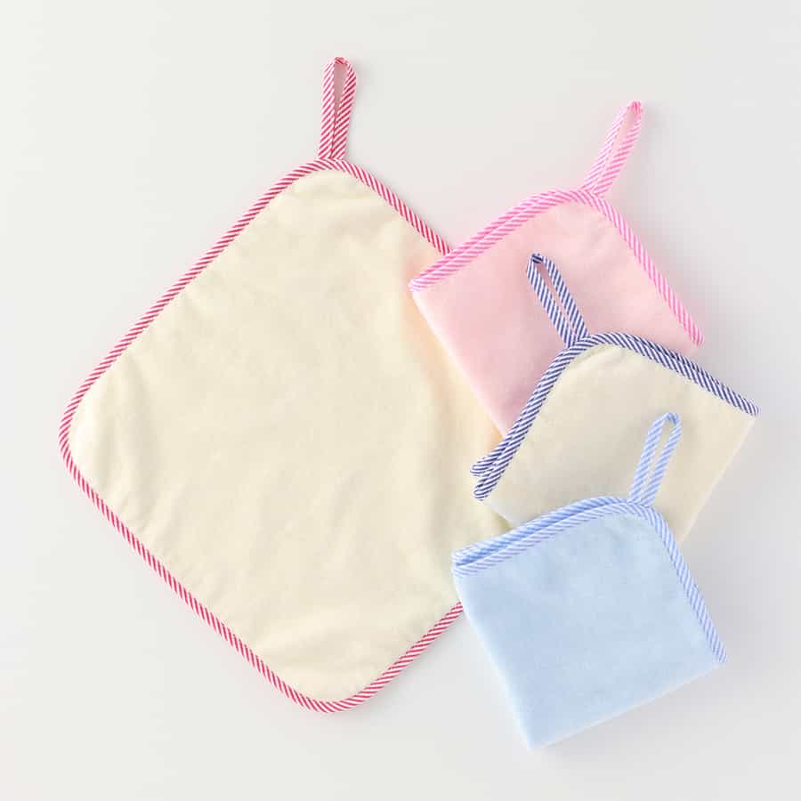 ストライプカラータオル スクールタオル