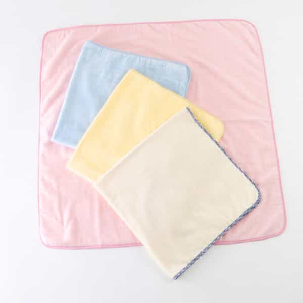 チェックカラータオル ベビータオル 約80×80cm