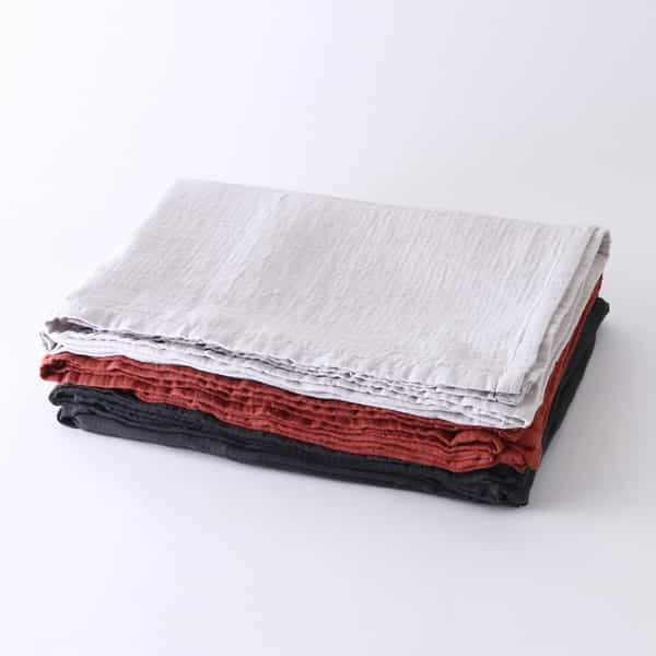 マシュマロワッフルガーゼライトカラースロー　約140×200cm