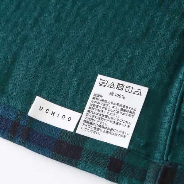 マシュマロガーゼタータンチェックピローケース 約53×95cm