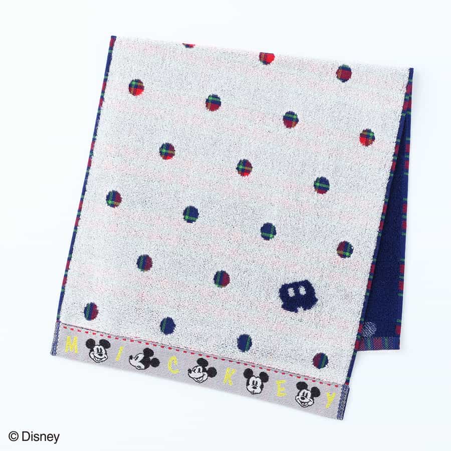 ディズニー カラフルドット フェイスタオル（単品）