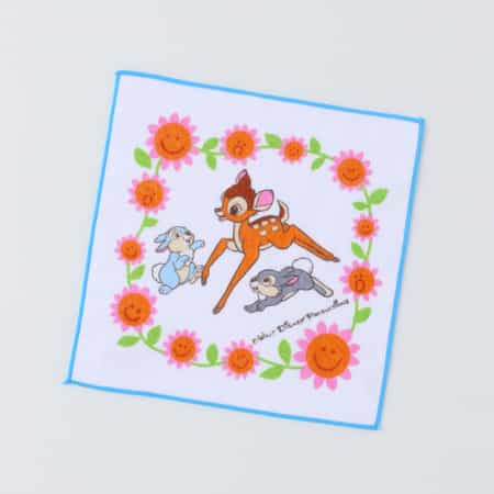 70'S復刻ディズニー タオルハンカチ バンビ