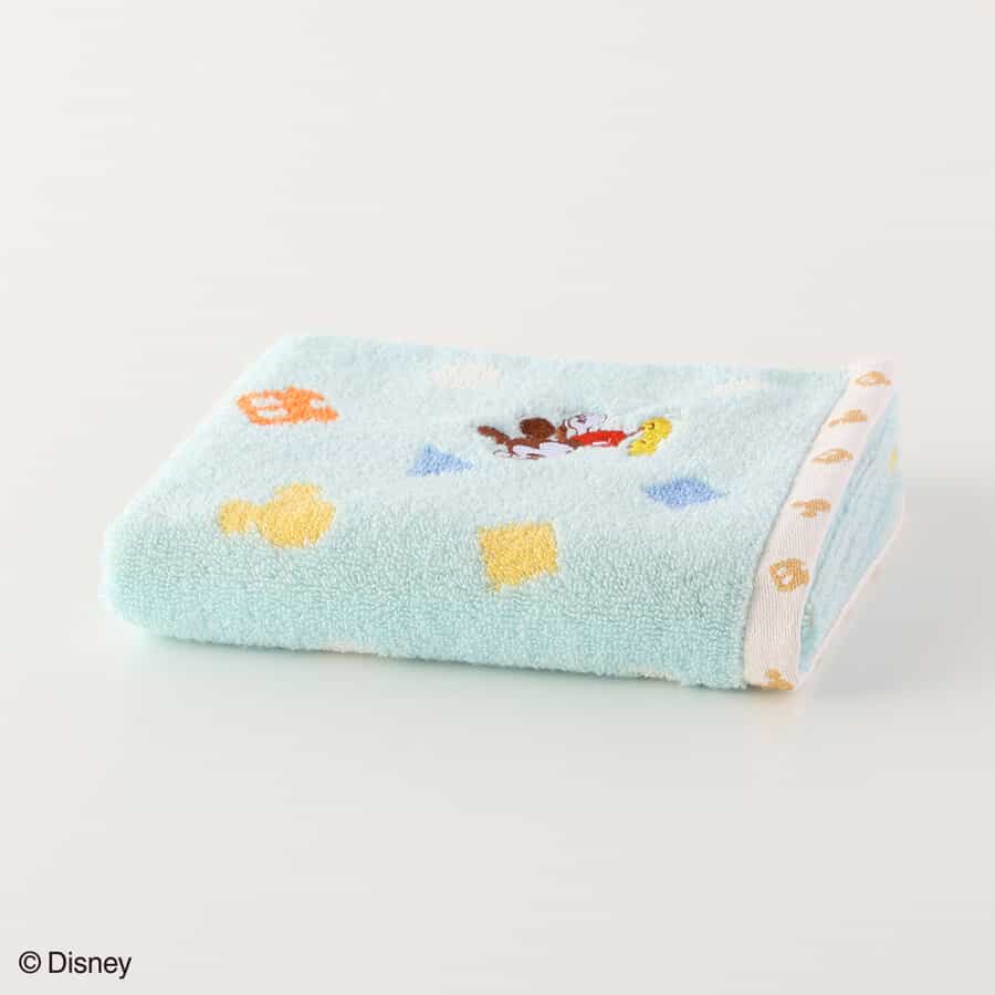 FUJISEY そらっち 刺繍入り フェイスタオル 青 全日空 [11105347]