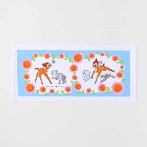 70'S復刻ディズニー フェイスタオル バンビ