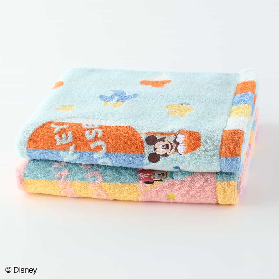 バルーン ミッキー＆ミニー バスタオル（単品）