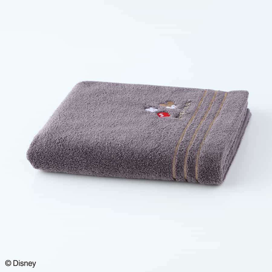モノクローム バスタオル（4140B929）-ディズニー-UCHINO Online Shop