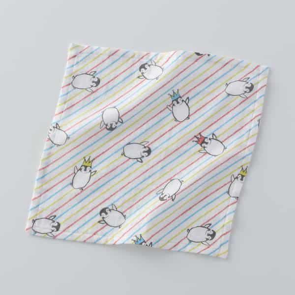 マシュマロガーゼ ペンギン ハンカチ