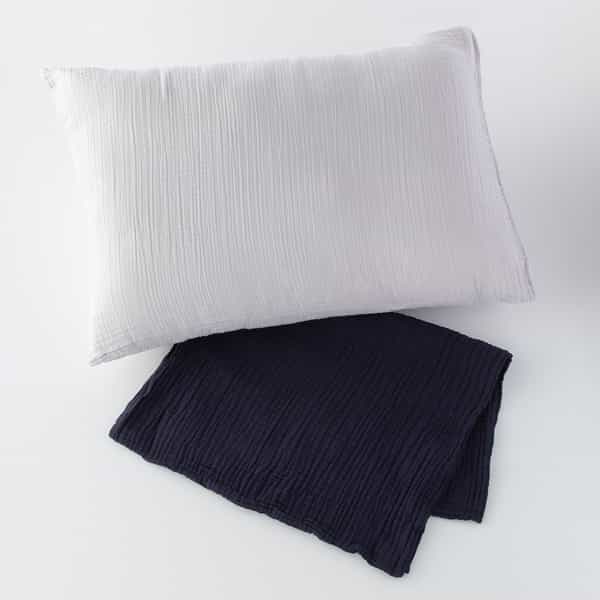 クレープガーゼカラーピローケース