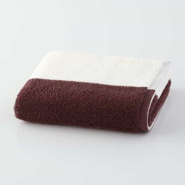 新ふんわりバイカラータオル フェイスタオル