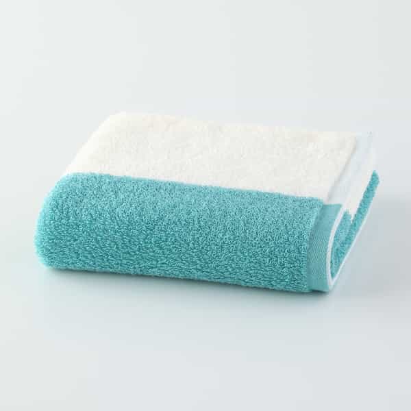 新ふんわりバイカラータオル フェイスタオル