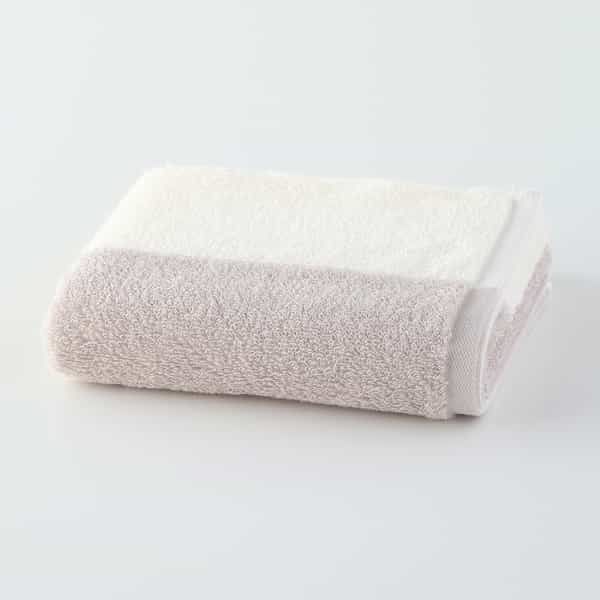 新ふんわりバイカラータオル フェイスタオル