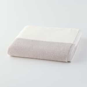 新ふんわりバイカラータオル バスタオル