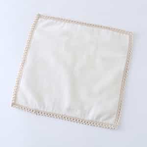 レースカラー タオルハンカチ