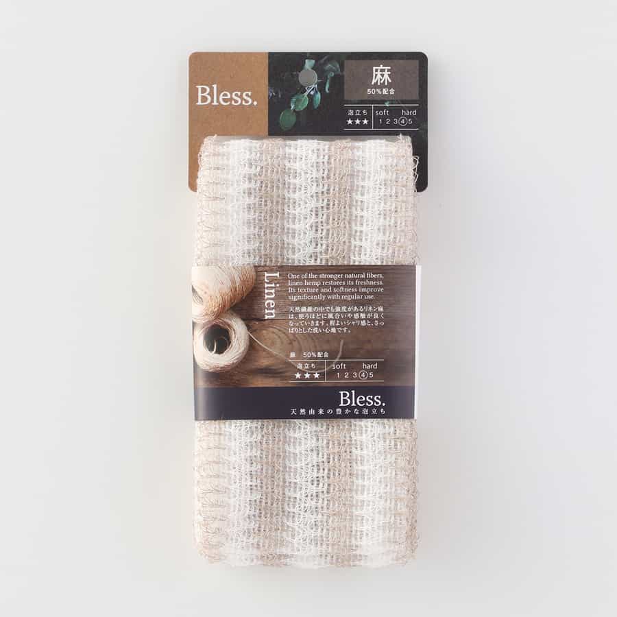 ブレス ボディタオル 麻