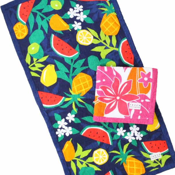 ヴァカンスプリント ワイドバスタオル