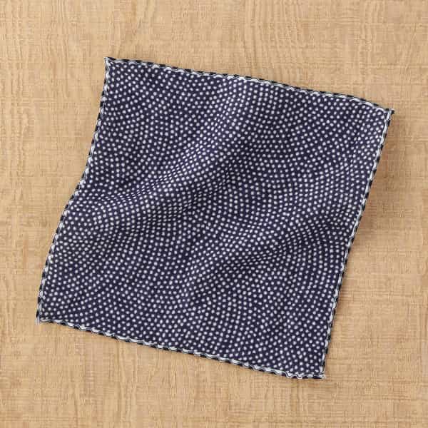 鮫小紋　タオルハンカチ