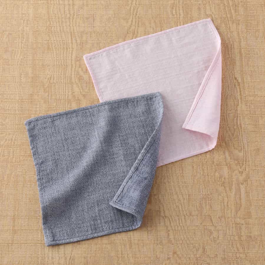 先染めマシュマロガーゼハンカチ （8613V093）-UCHINO TOUCH-UCHINO