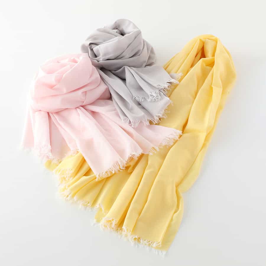 シルクコットンショール