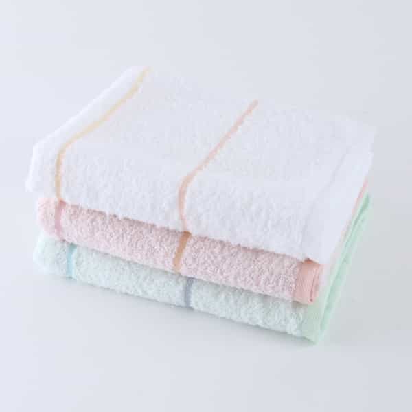 おぼろボーダー フェイスタオル