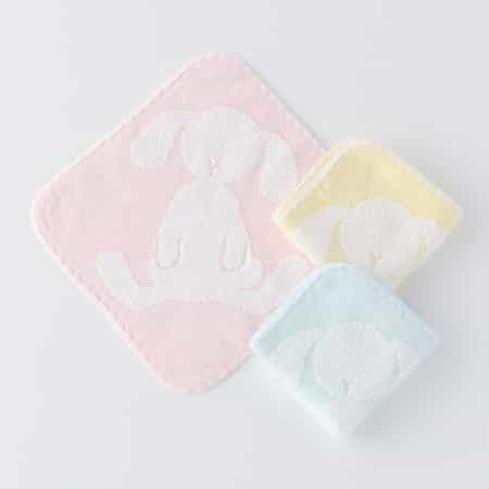 ふわふわバニー タオルハンカチ