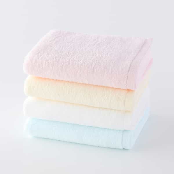 ふわふわカラーフェイスタオル