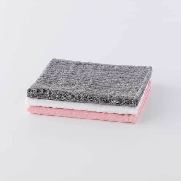 マシュマロパフガーゼカラー ゲストタオル