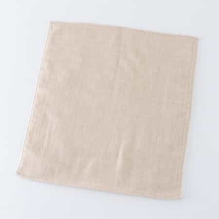 土染めオーガニックガーゼ ゲストタオル