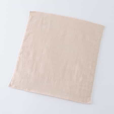 土染めオーガニックガーゼ ゲストタオル