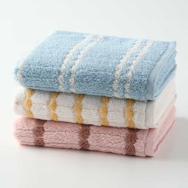 "とってもよく吸う「ぷっくり」" フェイスタオル