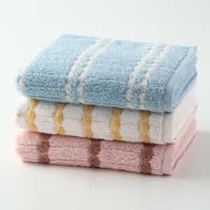 "とってもよく吸う「ぷっくり」" フェイスタオル