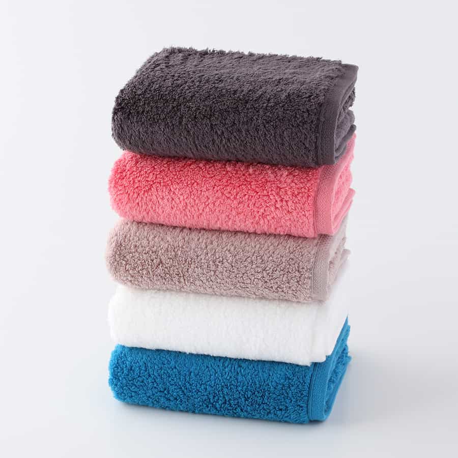 "とってもよく吸う「ごくふわ」" フェイスタオル