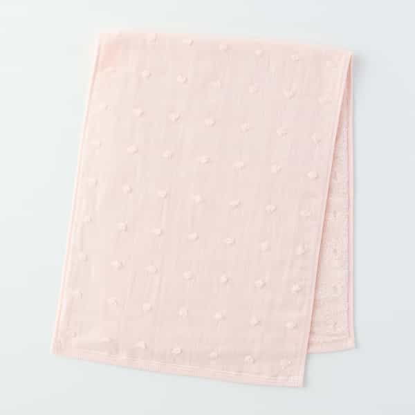 ふわふわガーゼドット フェイスタオル（単品）