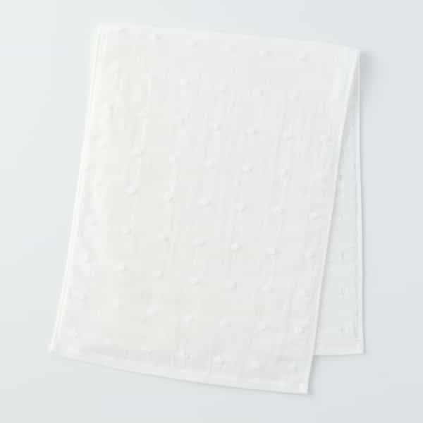 ふわふわガーゼドット フェイスタオル（単品）