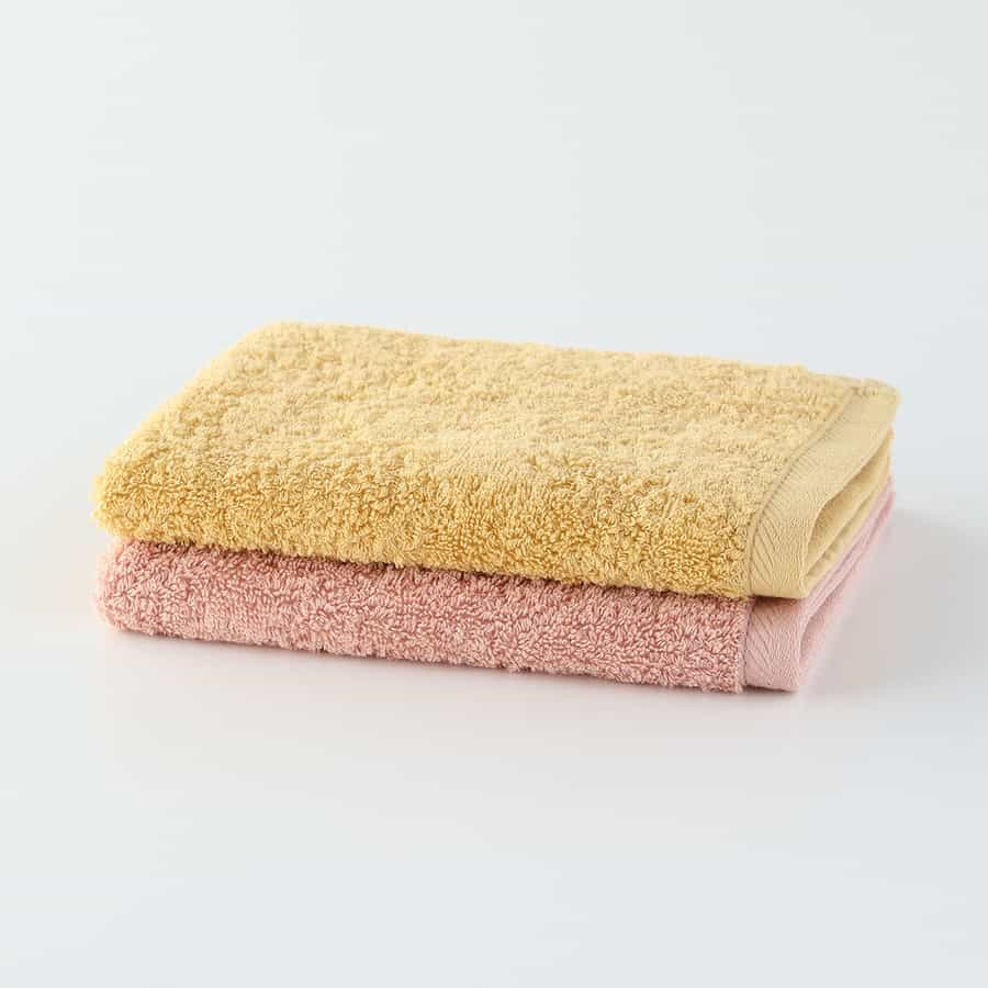 草木染めオーガニックパイル ゲストタオル（単品）