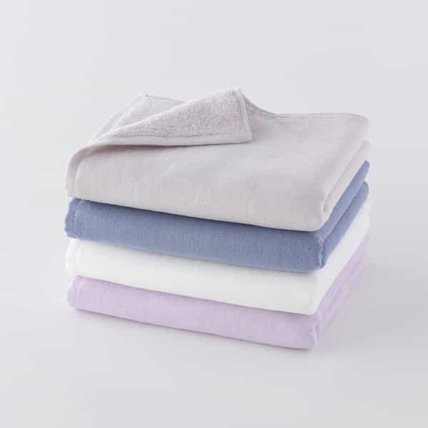 マシュマロガーゼ&パイルカラー フェイスタオル