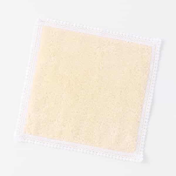 "しあわせタオル" タオルハンカチ（エンブロイダリーレース）