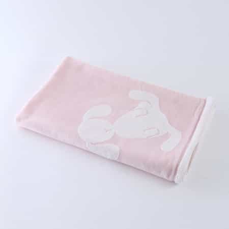 ふわふわバニー ベビーバスタオル