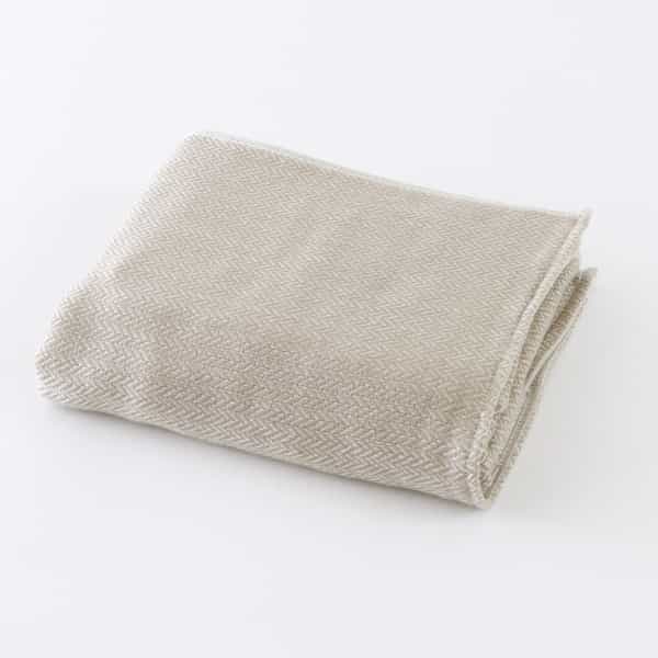 【Harrods展示商品】コーヒー染めオーガニックガーゼ フェイスタオル