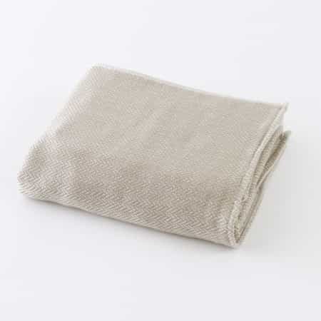 【Harrods展示商品】コーヒー染めオーガニックガーゼ フェイスタオル