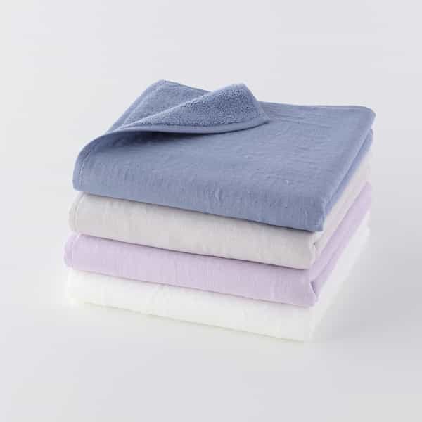 マシュマロガーゼ&パイルカラー スモールバスタオル