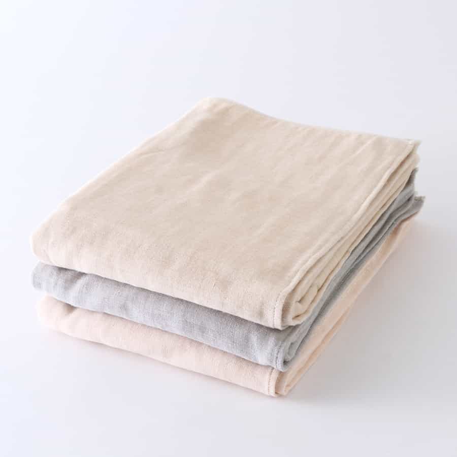 土染めオーガニックガーゼ スモールバスタオル