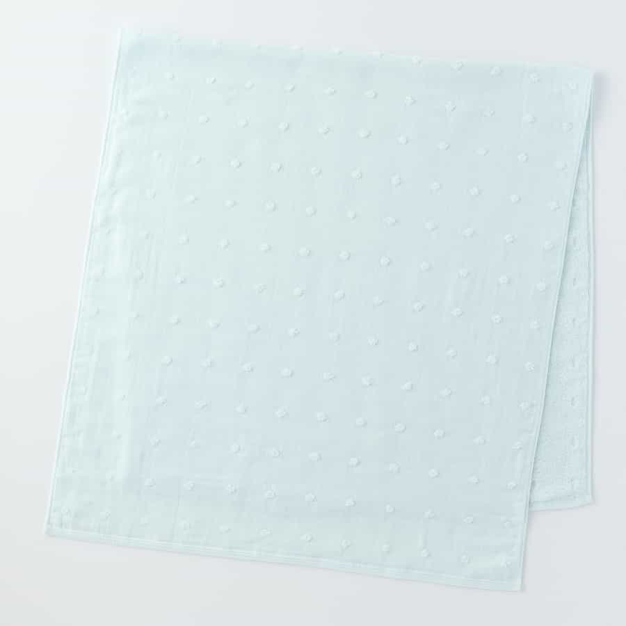 ふわふわガーゼドット バスタオル（単品）