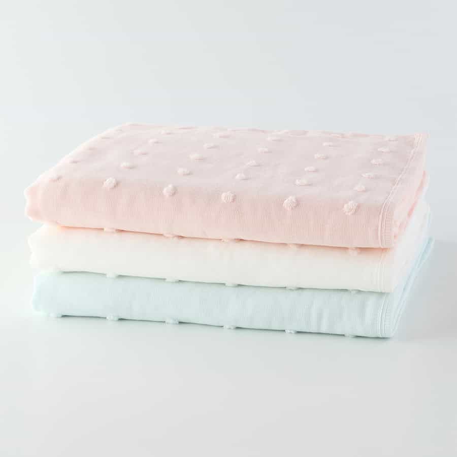 ふわふわガーゼドット バスタオル（単品）