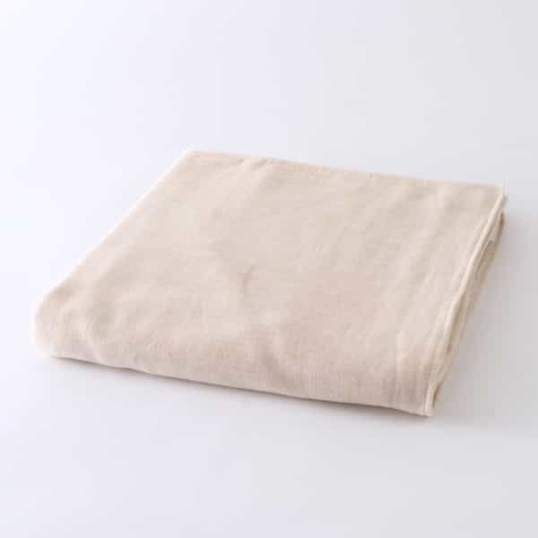 土染めオーガニックガーゼ バスタオル